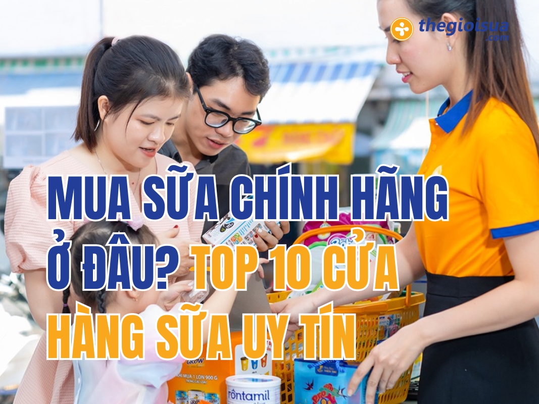 Mua Sữa Chính Hãng Ở Đâu? Top 10+ Cửa Hàng Sữa Uy Tín