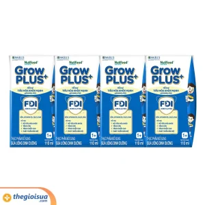 Sữa bột pha sẵn Growplus+ XANH NHẠT 1+ 110ml