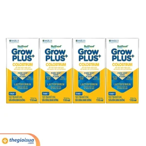Sữa Uống Dinh Dưỡng Grow Plus+ colostrum Lactoferrin 110ml