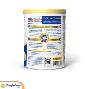 Sữa bột người lớn Nutricare Gold 850 Gram