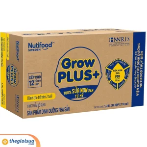 Sữa bột pha sẵn GrowPLUS+ Vàng trên 2 tuổi – Sữa non tăng đề kháng 110ml
