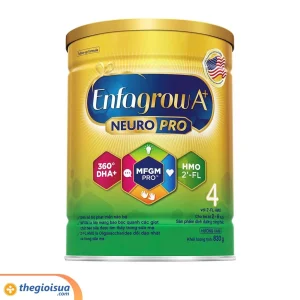 Sữa bột Enfagrow A+ Neuropro 4 HMO 830g