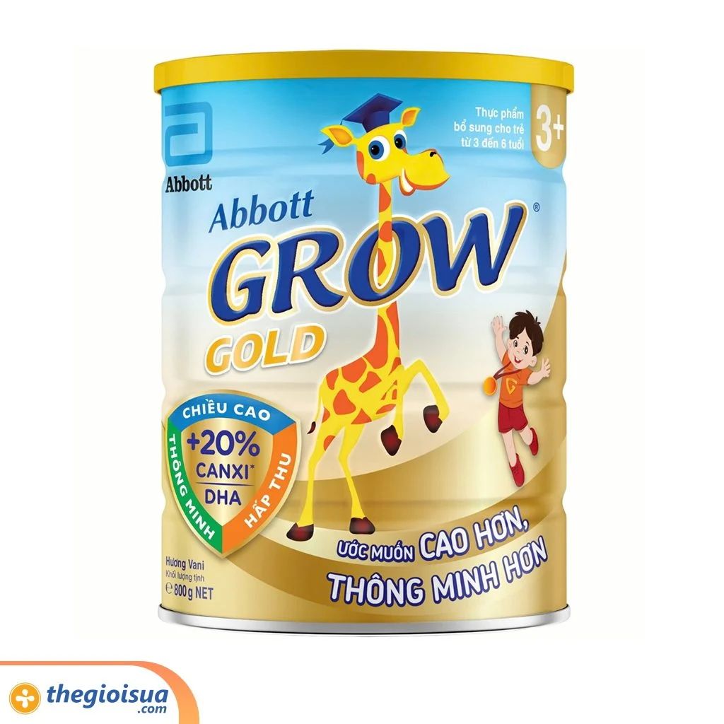 Sữa bột Abbott Grow Gold 3+ 800g (Từ 3-6 tuổi)