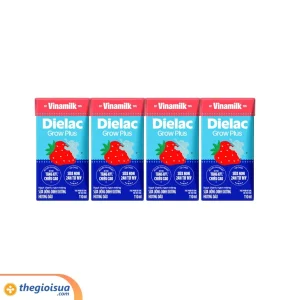 Sữa uống dinh dưỡng Dielac Grow Plus Hương Dâu 110ml