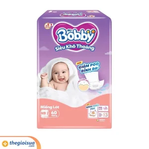 Miếng lót Bobby Newborn 2 - 60 miếng