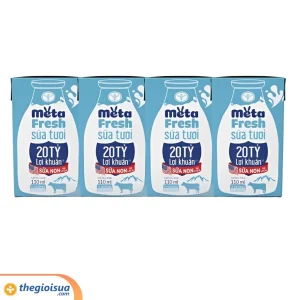 Sữa tươi Metafresh lợi khuẩn 4*110ml