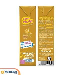 Sữa Tươi NUVI có thạch vị Chuối hộp 170ml