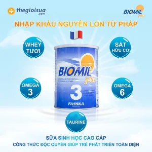 Sữa bột Biomil Plus 3 cho bé (1-3 tuổi)