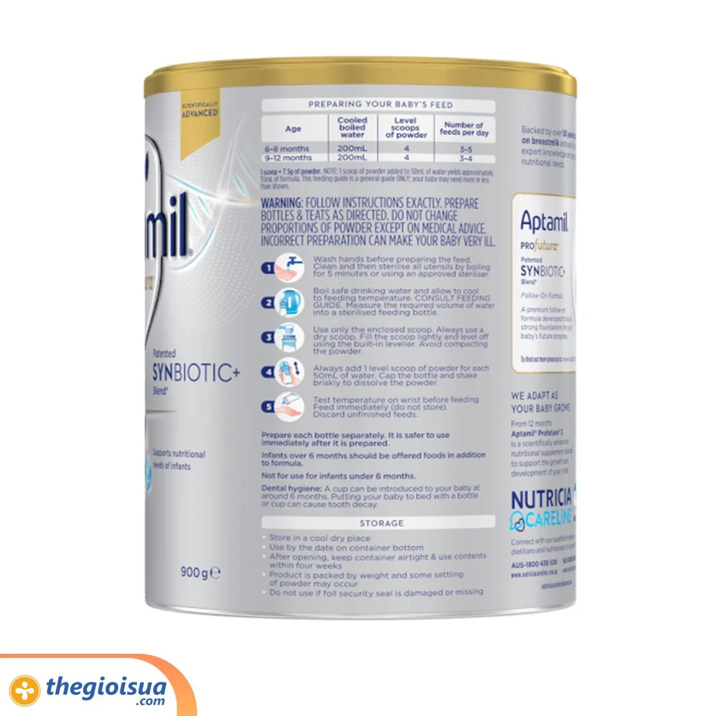Sữa bột Aptamil Profutura Follow-on Formula From (6 – 12 months)