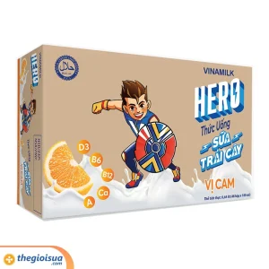 Sữa trái cây Vinamilk Hero vị cam 180ml