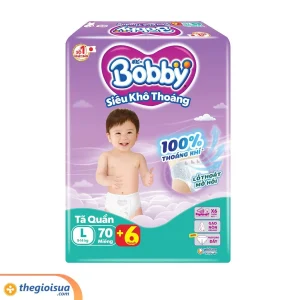 Tã quần Bobby SKT L70 - Kẹp KM