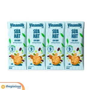 Sữa hạt cao đạm không đường Vinamilk 180ml