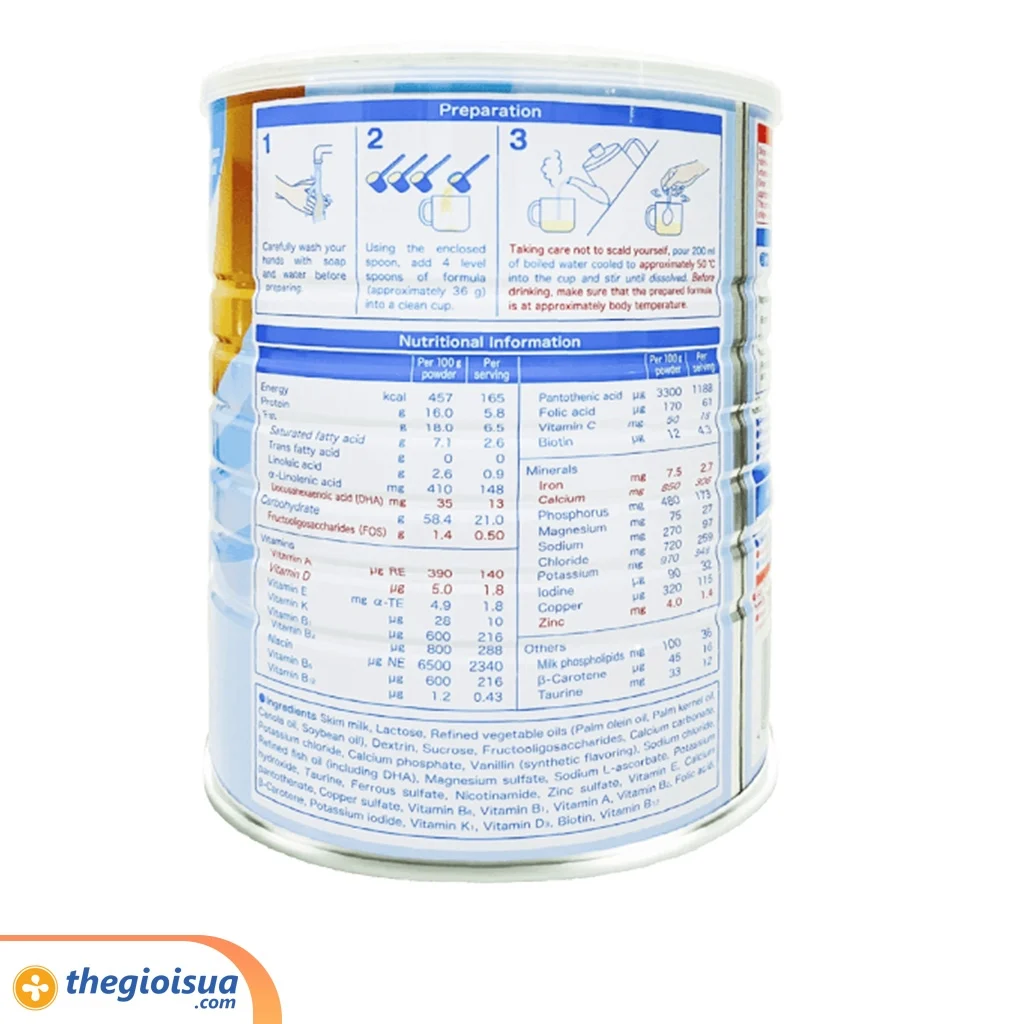 Sữa bột Meiji 3-10 tuổi Kids Formula 900g (nhập khẩu)