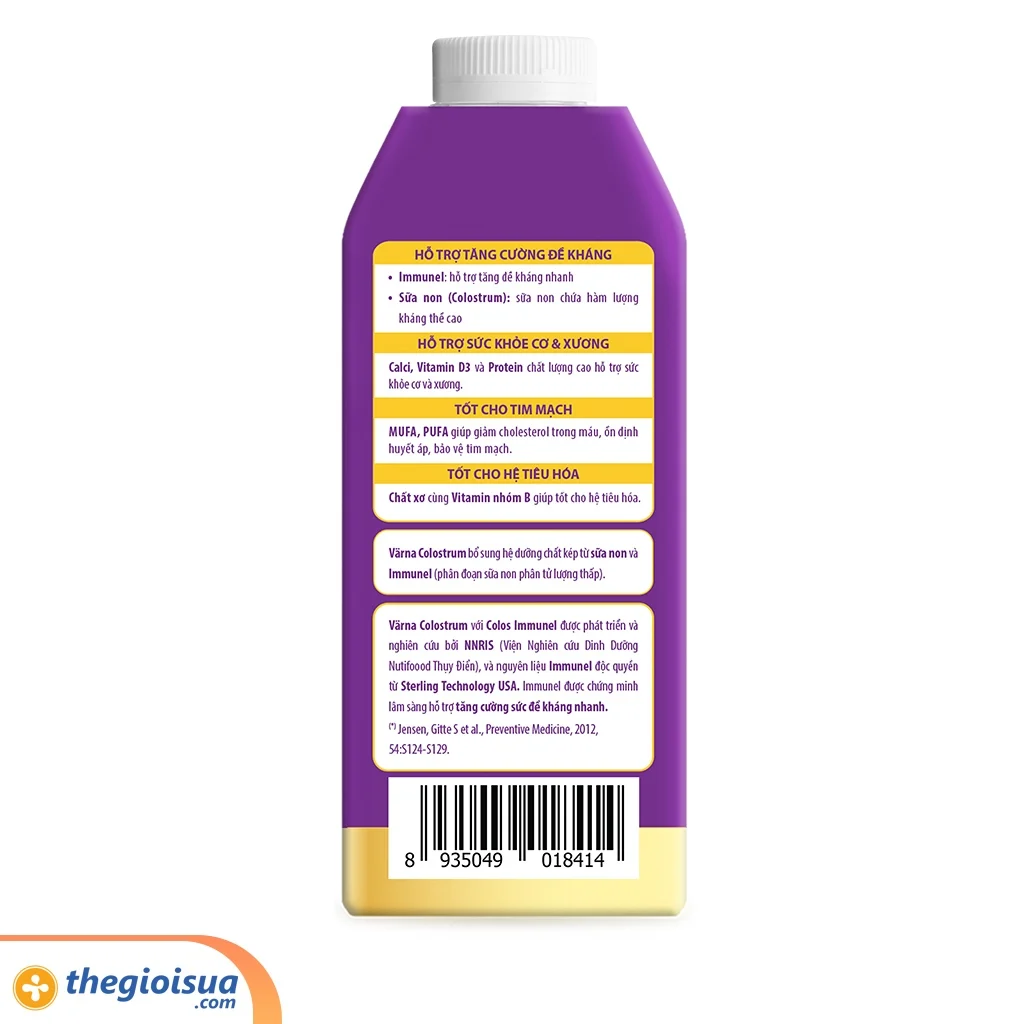 Sữa Bột Pha Sẵn Varna Colostrum 237ml (thùng 12 hộp)
