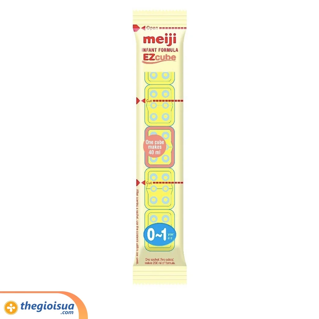 Meiji 0-1 year Ezcube Infant Formula 540g (Thanh) (27gr*20)