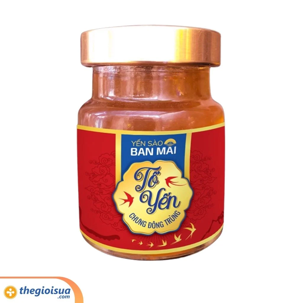 Yến sào Ban Mai – Tổ yến chưng đông trùng – Yến tươi 1,8g 70ml