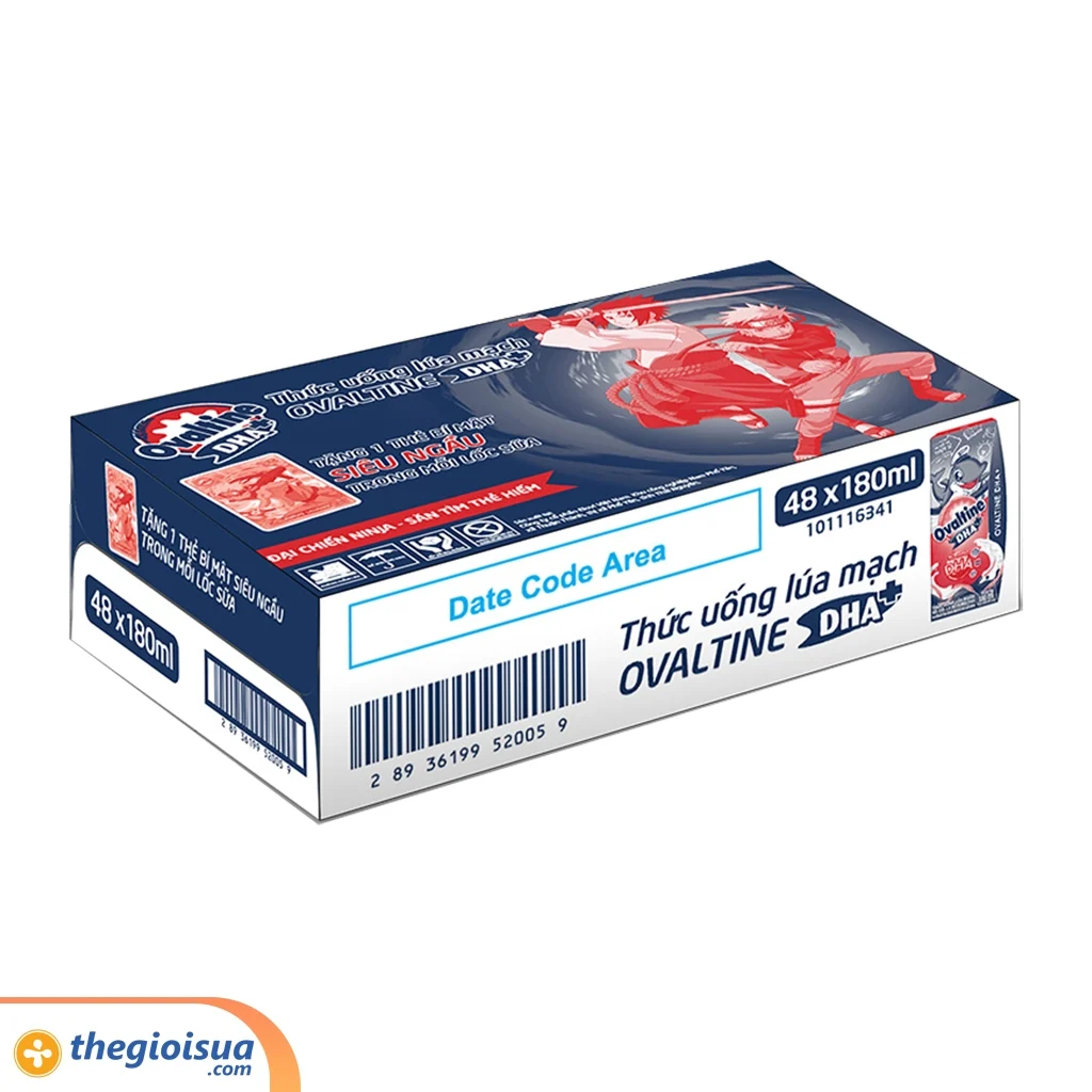 Sữa Ovaltine 180ml DHA