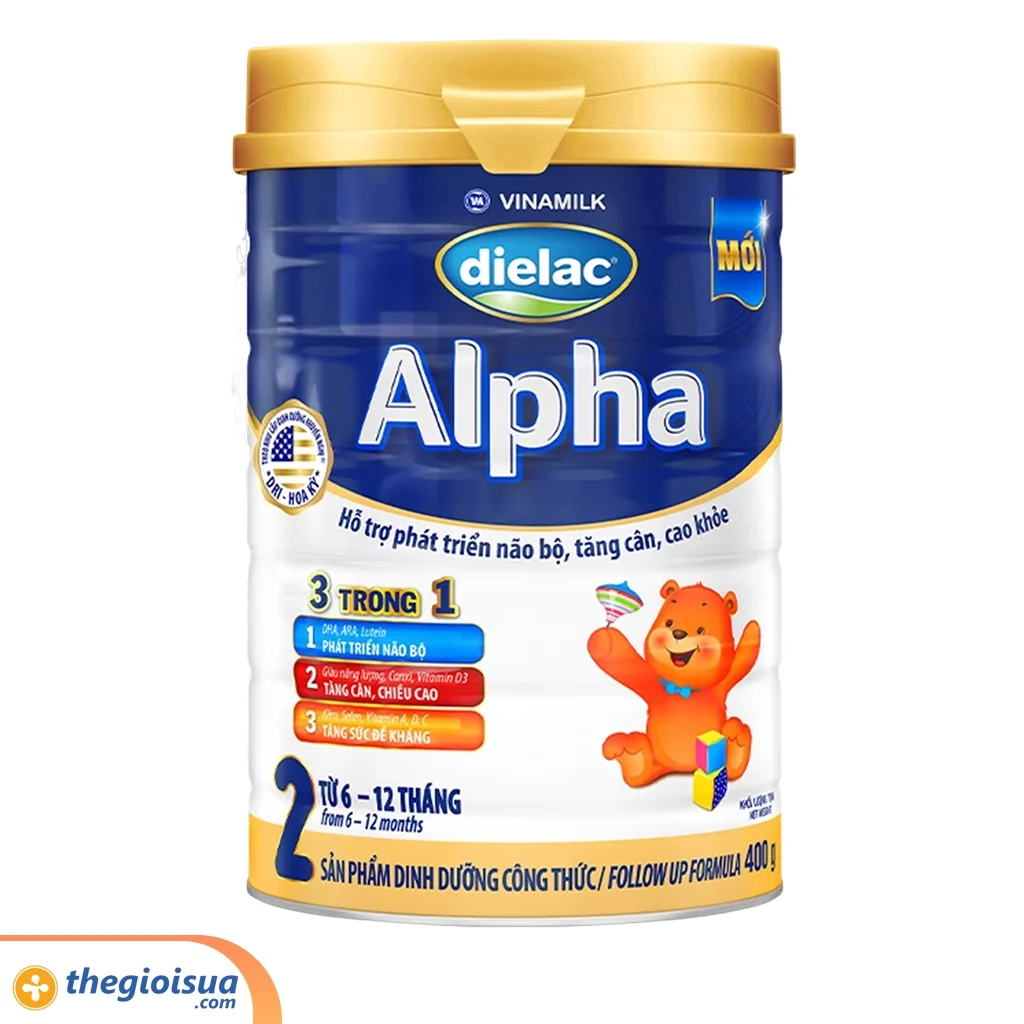 Sữa bột Dielac Alpha 2 400g