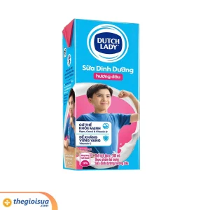 Sữa tươi tiệt trùng Dutch Lady Dâu 4x180ml