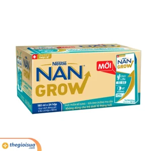 Sữa dinh dưỡng pha sẵn Nan Grow 180ml (thùng 6 lốc, lốc 4 hộp)