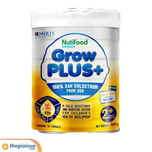 Sữa bột GrowPLUS+ Vàng 2+ (từ 2 tuổi trở lên) (800g)