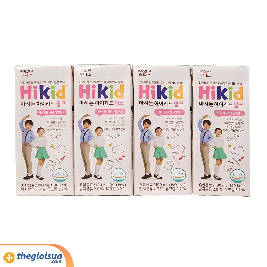 Sữa pha sẵn Hikid Milk 190ml (1 hộp lẻ)