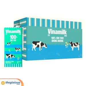 Sữa tươi tiệt trùng Vinamilk 100% không đường 1L