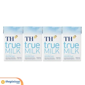 Sữa tươi tiệt trùng TH nguyên chất 110ml