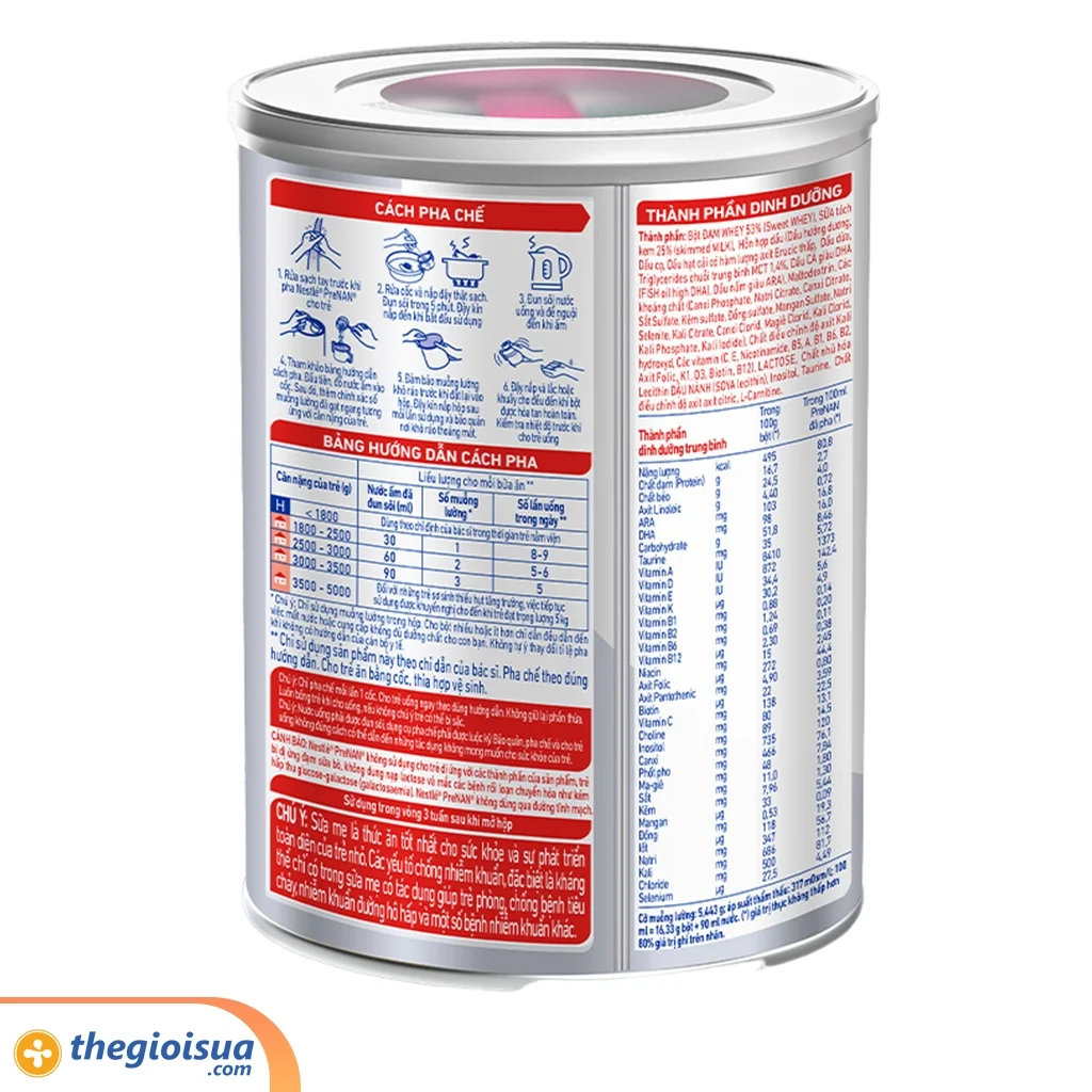 Sữa bột công thức Nestle PreNan 380g