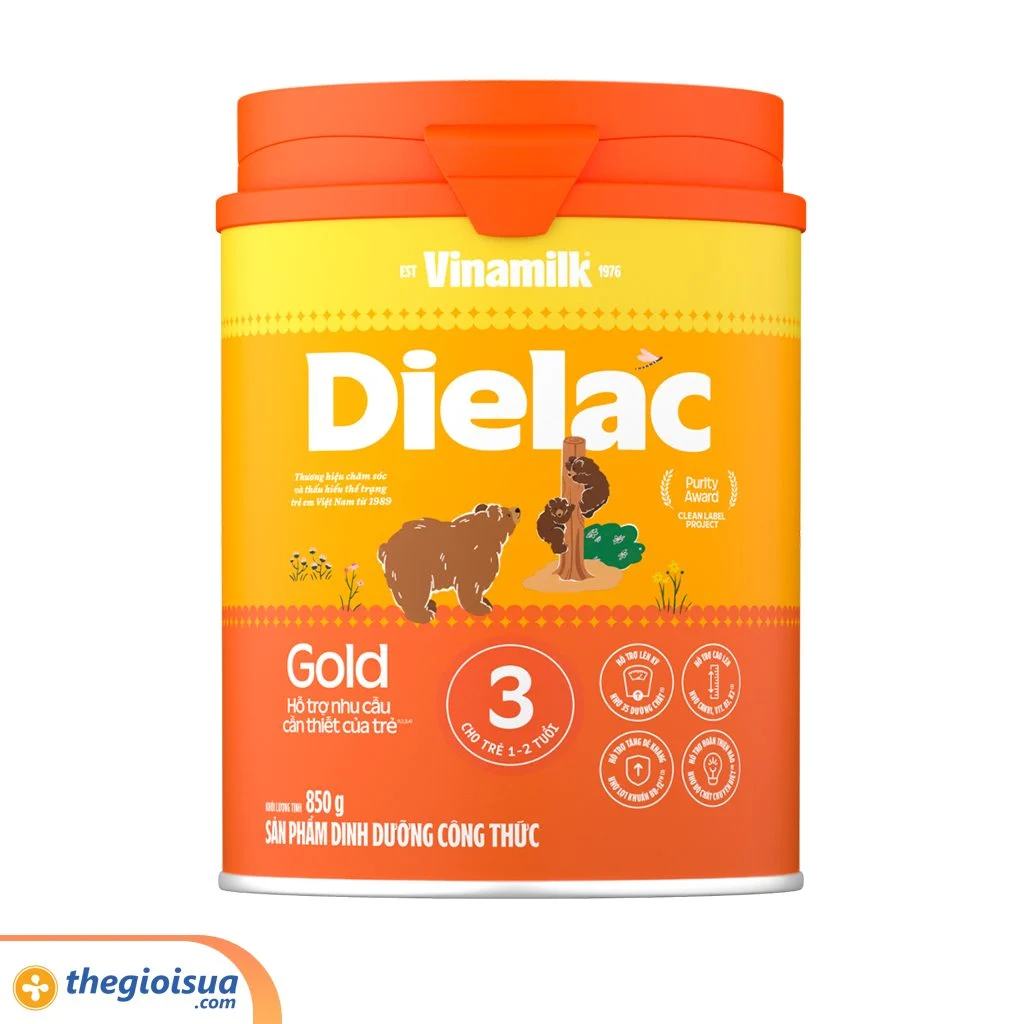 Sữa Bột Dielac Gold 3 HT mẫu mới