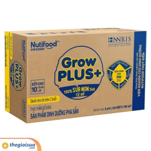 Sữa bột pha sẵn GrowPLUS+ Vàng trên 2 tuổi – Sữa non tăng đề kháng 180ml