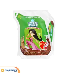 Thức uống dinh dưỡng LIF KUN socola lúa mạch túi 110 ml, thùng 24 túi
