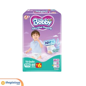 Tã quần Bobby SKT XXL60 - Kẹp KM