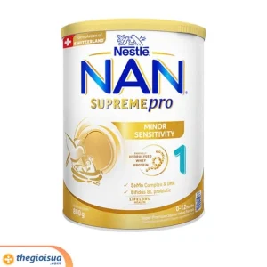 Sữa bột Nan Supreme Pro 1 800g (0-12 tháng)