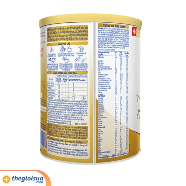 Sữa bột Nan Supreme Pro 1 800g (0-12 tháng)