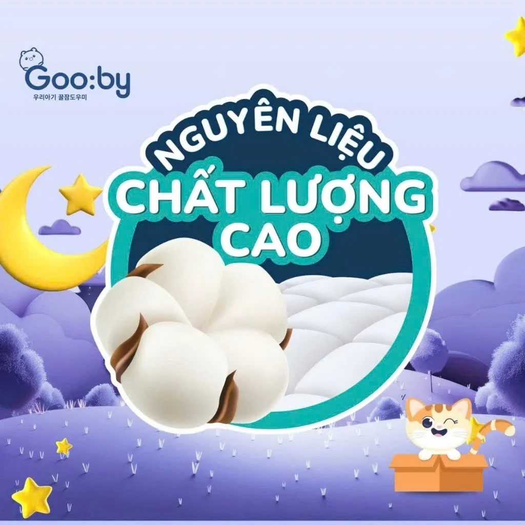Bỉm quần Goo:by Premium size M 34 miếng (cho bé 6 – 11kg)