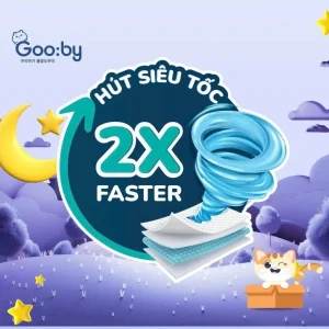 Bỉm quần Goo:by Premium size M 34 miếng (cho bé 6 – 11kg)
