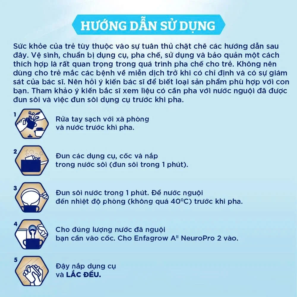 Sữa Enfamil A2 NeuroPro số 2 (Infant Formula, 6-12 tháng)