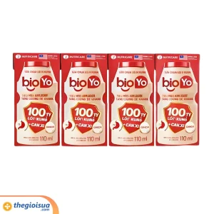 Thực phẩm bổ sung Sữa chua lợi khuẩn BIOYO 110ml