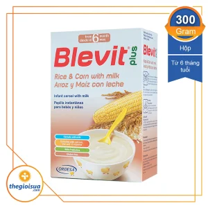 Bột ăn dặm Blevit plus Gạo Bắp Sữa 300g