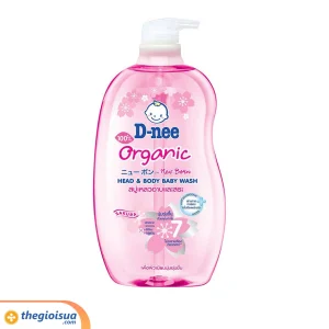 Tắm gội Dnee 800ml Hồng
