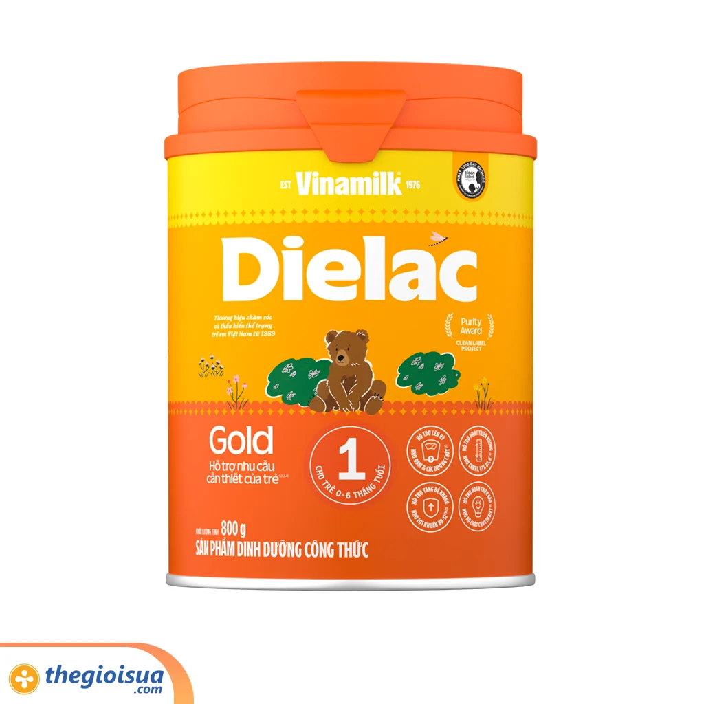 Sữa Bột Dielac Gold 1 HT 800g mẫu mới