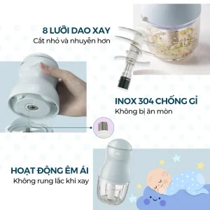 Máy xay ăn dặm Bear GR-B03V8