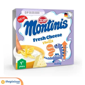 Phô mai tươi Montinis vị Vani 4x55g