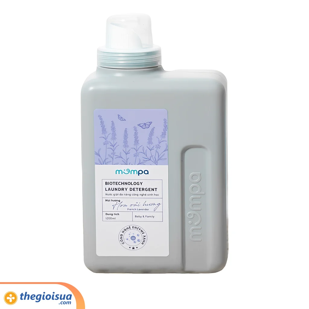 Nước giặt xả Mompa – Oải hương 1,2L