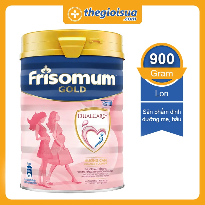 Sữa bột Frisomum Gold hương cam 900g