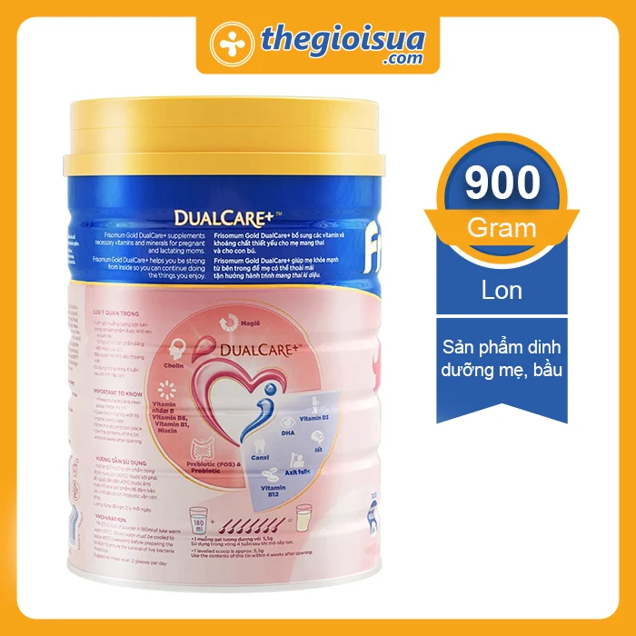 Sữa bột Frisomum Gold hương cam 900g