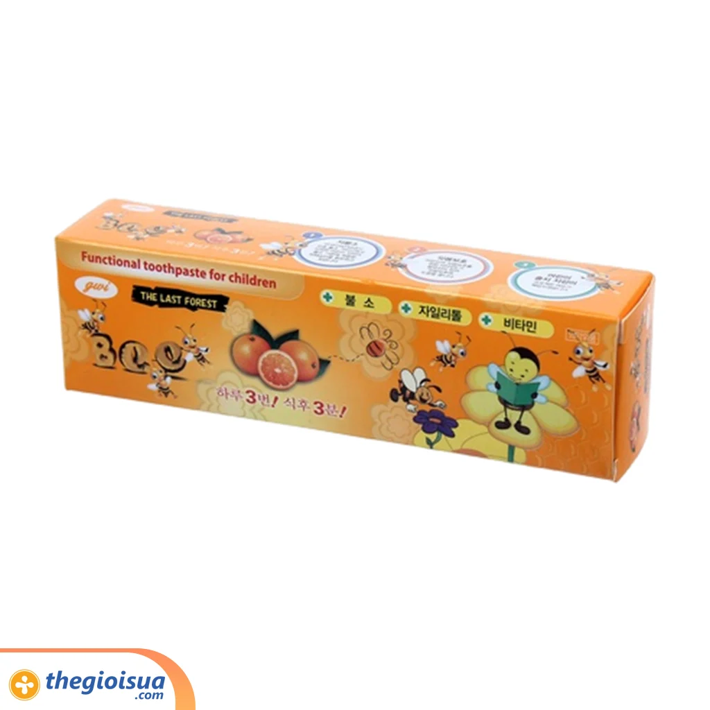 Kem đánh răng trẻ em Bee (Hương Cam) cho bé trên 2 tuổi