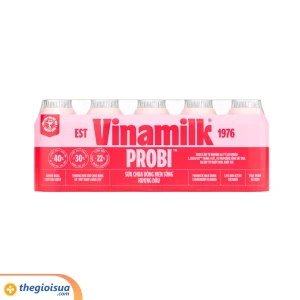 Sữa chua uống men sống Vinamilk Probi Dâu 5x65ml