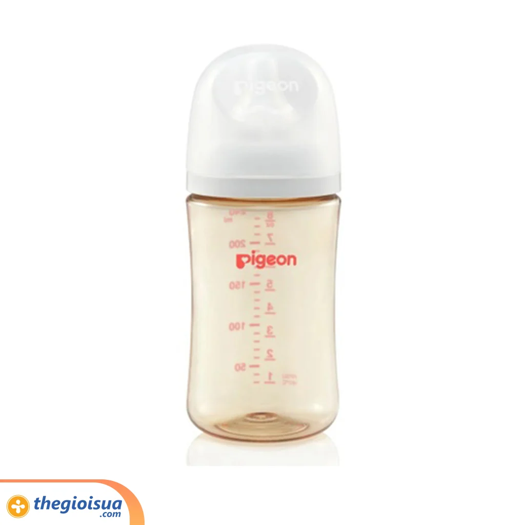 Bình sữa Pigeon PPSU Plus WN3 240ml Nhật